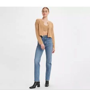 Levi’s 70’s high rise slim straight